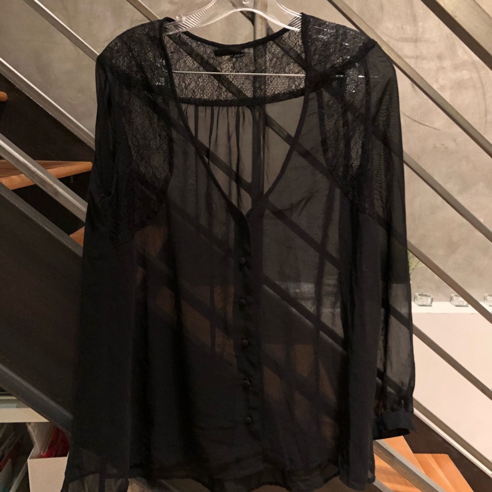 audrey black blouse S/M